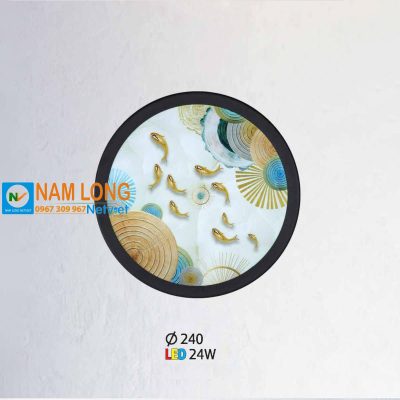 Đèn vách tường LED NV333 24W hình tròn trang trí phòng ngủ cầu thang