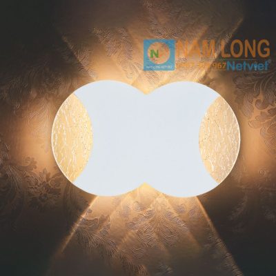Đèn vách tường LED cầu thang NV960B 12W ánh sáng vàng hắt tường trang trí NamLong NetViet