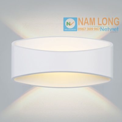 Đèn vách tường LED cầu thang NV584 6W màu trắng ánh sáng vàng hắt tường hai chiều NamLong NetViet