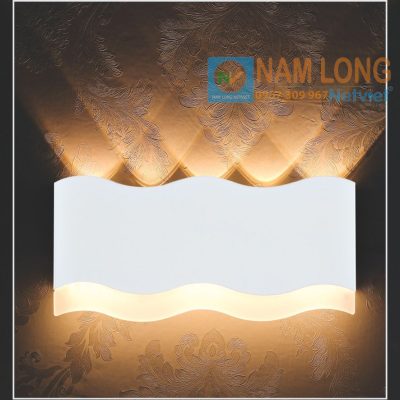 Đèn vách tường LED cầu thang NV979C 10W ánh sáng vàng hắt tường trang trí NamLong NetViet