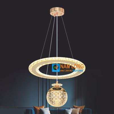 Đèn thả pha lê NB631/1 LED 60W 3 màu