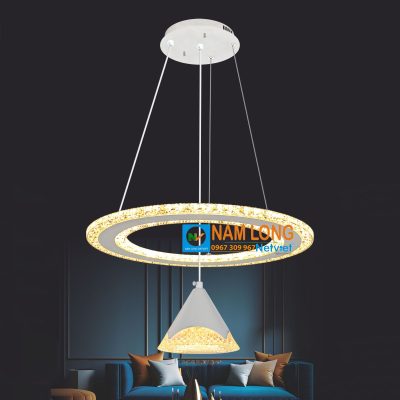 Đèn thả pha lê NB632/1 LED 60W 3 màu