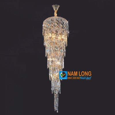 Đèn thả thông tầng pha lê NC2166C