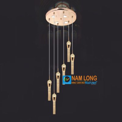 Đèn thả thông tầng NC2194/6 pha lê cao cấp