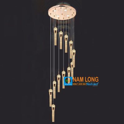 Đèn thả thông tầng NC2194/12 pha lê cao cấp