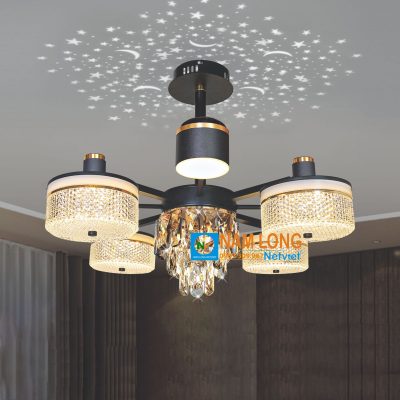 Đèn chùm LED hiện đại NC2400/8 LED 3 màu