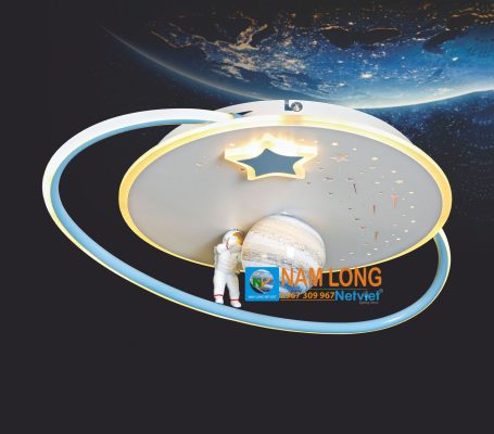 Đèn mâm ốp trần NC355 LED 3 màu NamLong NetViet