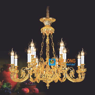 Đèn chùm nến NC6621/8+4 12 bóng E14