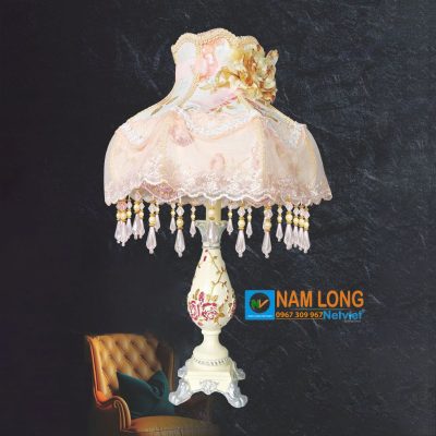 Đèn ngủ để bàn NG5230 bột đá pha lê gốm sứ