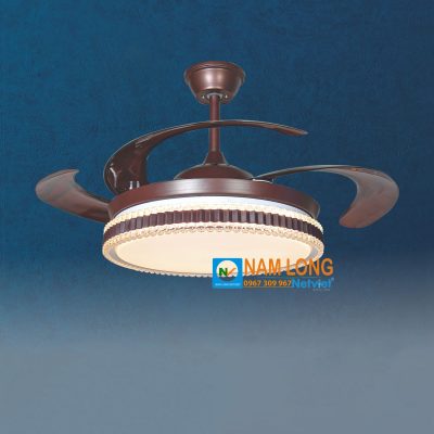 Đèn quạt trần NQ9315 cánh cụp xòe LED 72W