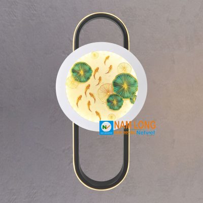 Đèn vách tường tranh NV09 LED 20W họa tiết cá nghệ thuật
