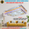 Đèn mâm ốp trần pha lê NC850 LED 160W