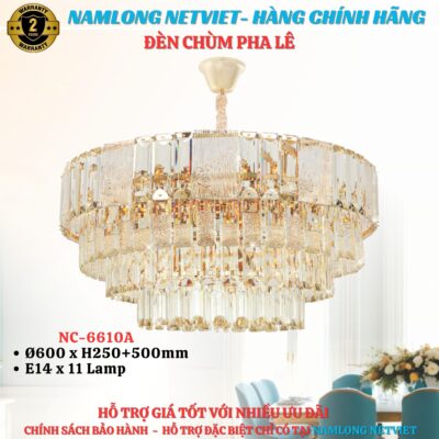 ĐÈN CHÙM PHA LÊ NC6610A