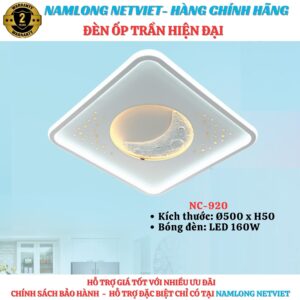 đèn mâm ốp trần NC920 LED 160W