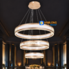 Đèn thả pha lê NB644B 3 vòng LED 240W