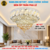 Đèn mâm ốp trần pha lê NC827 LED 220W