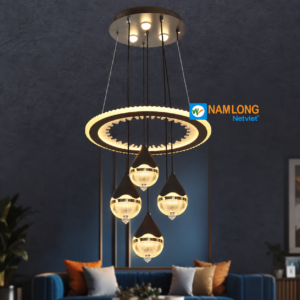 Đèn thả pha lê NB620/4 LED 120W 3 màu