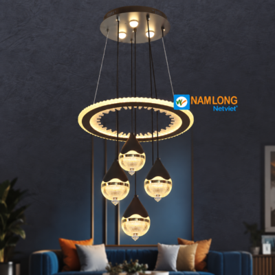 Đèn thả pha lê NB620/4 LED 120W 3 màu