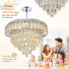 Đèn Chùm Pha Lê NC6046 Cao Cấp | NamLong NetViet