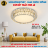 Đèn mâm ốp trần pha lê NC6016 LED 80W