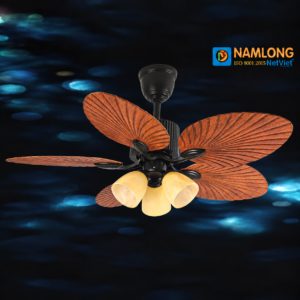 Đèn quạt trần cổ điển NQ2822 5 cánh