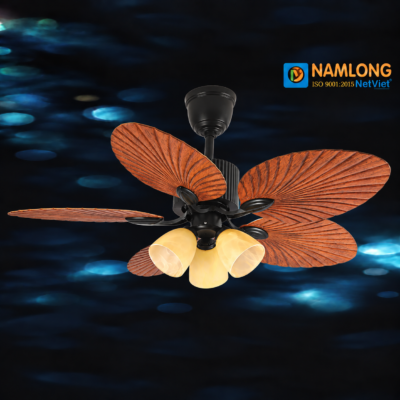 Đèn quạt trần cổ điển NQ2822 5 cánh