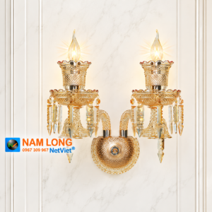Đèn vách tường cổ điển NV1089/2 thủy tinh