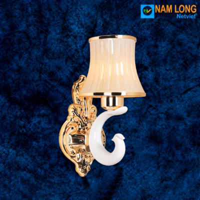 Đèn vách tường hiện đại NV8198 một tay màu vàng trắng